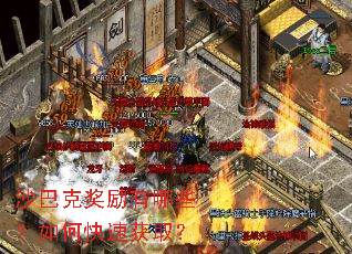 沙巴克奖励有哪些?如何快速获取? 沙巴克奖励有哪些?如何快速获取?