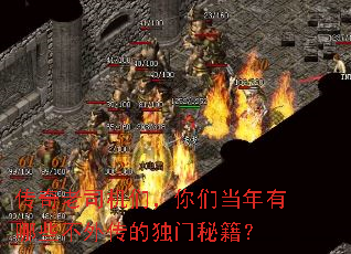 ������˾���ǣ����ǵ�������Щ���⴫�Ķ����ؼ���