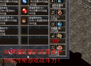 ���ͨ����װѡ��������Ĵ�����Ϸս������