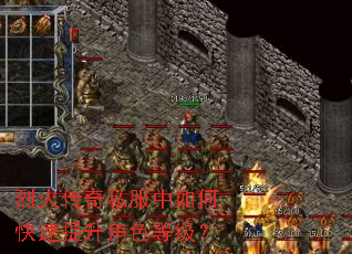 烈火传奇私服中如何快速提升角色等级? 烈火传奇私服中如何快速提升角色等级?