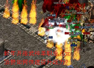 新年开服武神单职业百元顶赞如何快速提升战力? 新年开服武神单职业百元顶赞如何快速提升战力?