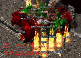 战士冲刺30级,选择什么武器最合适? 战士冲刺30级,选择什么武器最合适?