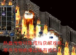 热血传奇特殊戒指获取攻略,哪些怪物能爆出稀有戒指? 热血传奇特殊戒指获取攻略,哪些怪物能爆出稀有戒指?