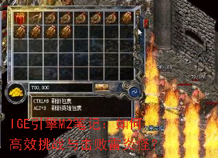 IGE引擎M2笔记:如何高效挑战与击败雷炎怪? IGE引擎M2笔记:如何高效挑战与击败雷炎怪?